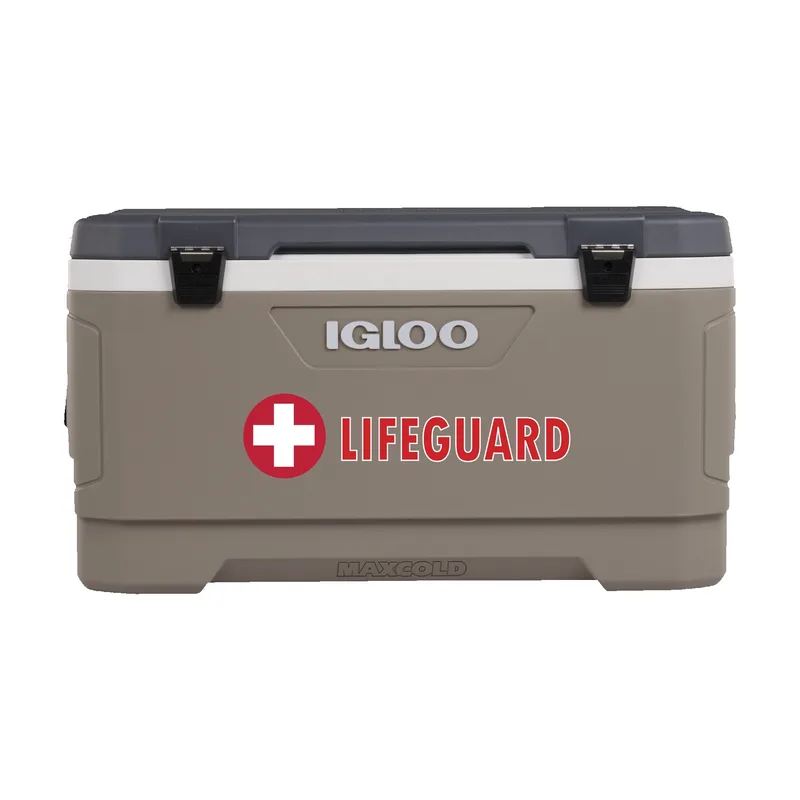 100 Qt. Igloo® Maxcold Latitude Cooler (Sandstone/Carbonite)