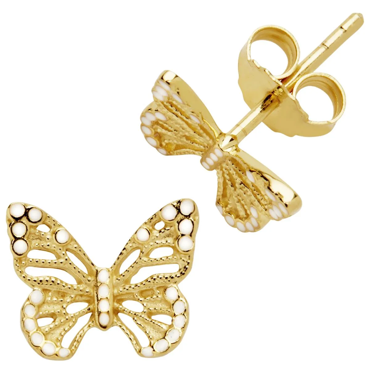 Jilco Inc Butterfly Studs