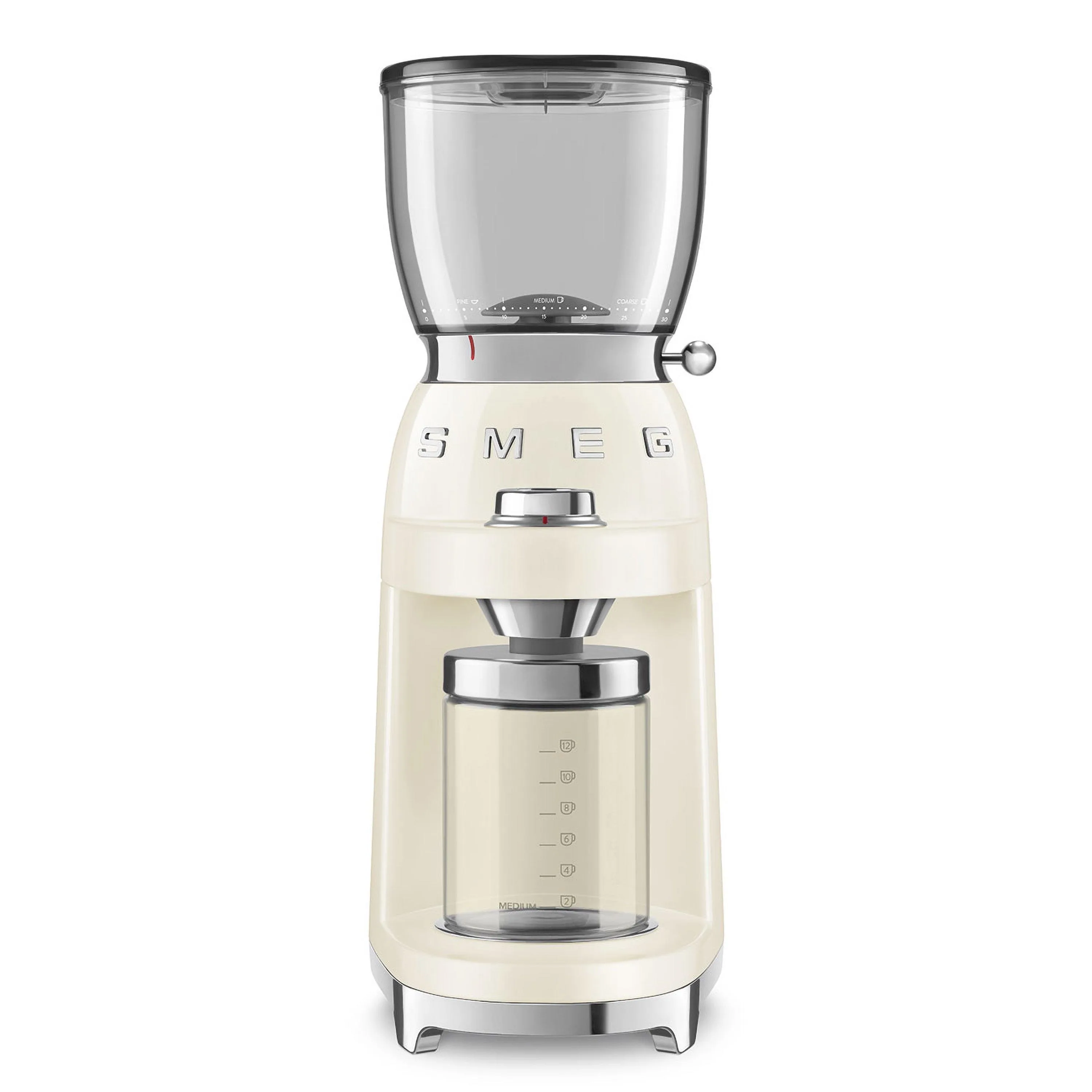 Smeg 50's Retro-Style Coffee Grinder W/ Tritan Renew Cream