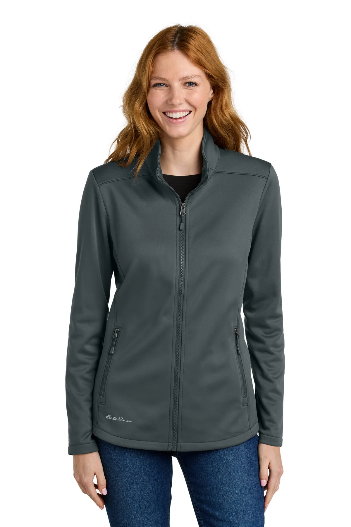 Eddie Bauer® Women's Smooth Mid Layer Fleece Full-Zip view 2