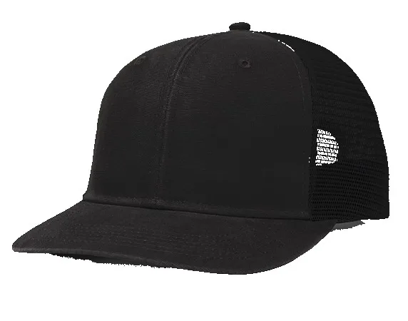 Brushed Canvas Low-Profile Mesh Back Cap view 3