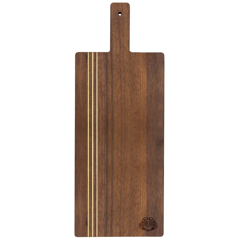 20" Rock & Branch® Dark Acacia Pinstripe Paddle Board