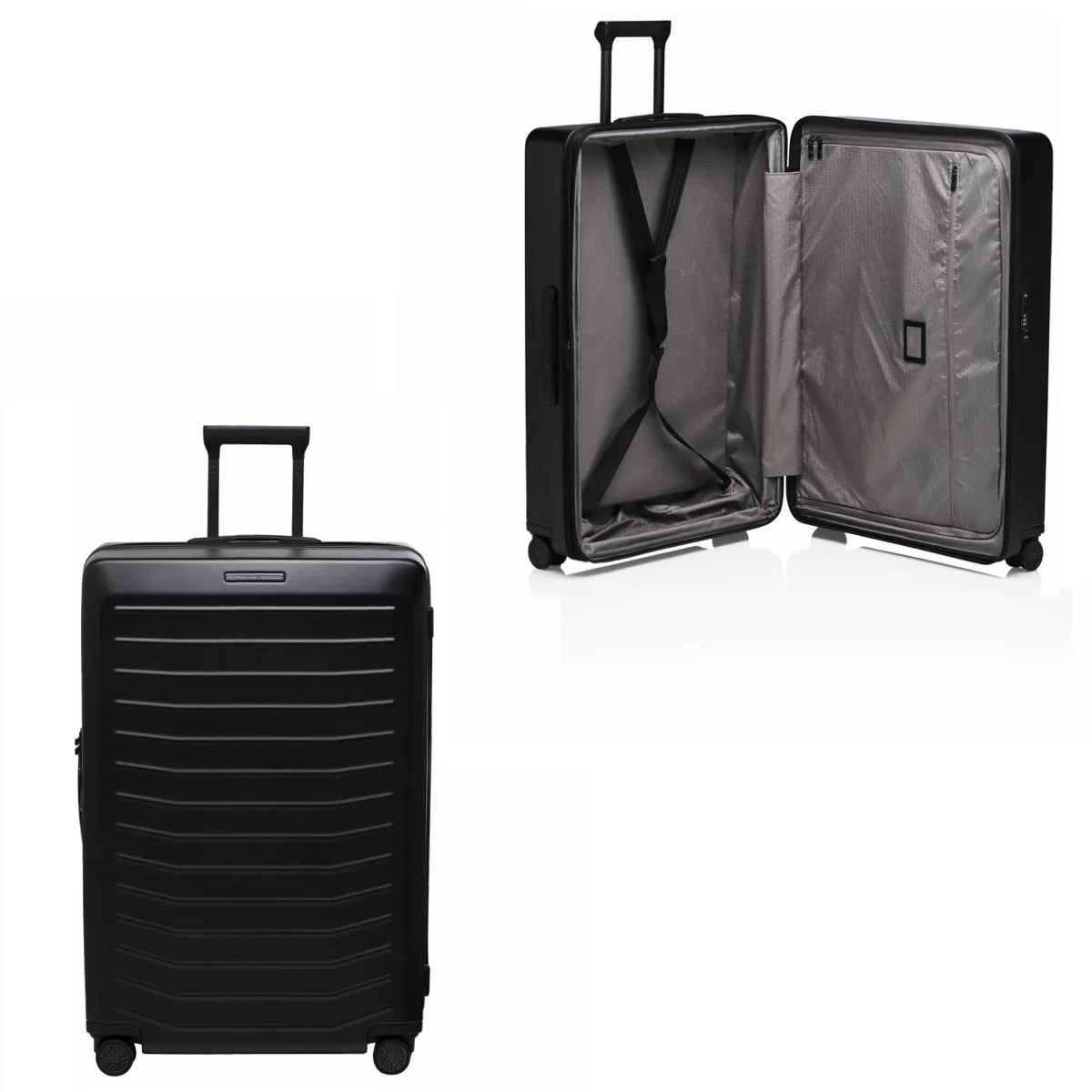 Bric's Porsche Roadster By Bric's 32" Expandable Spinner Luggage - Black Matte