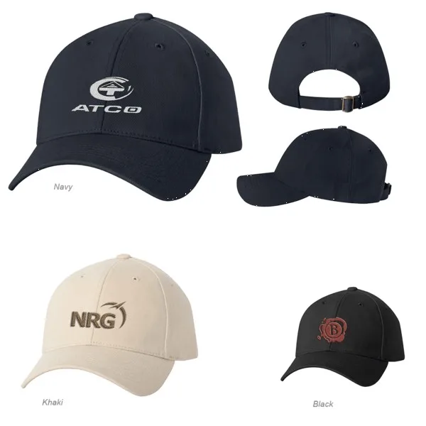 Sportsman 9910 Structured Brushed Cotton Twill Cap view 2