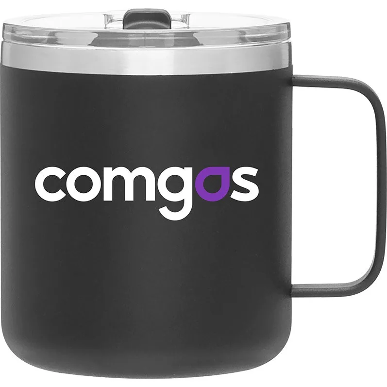 12 oz Camper Travel Mug (Matte Black)