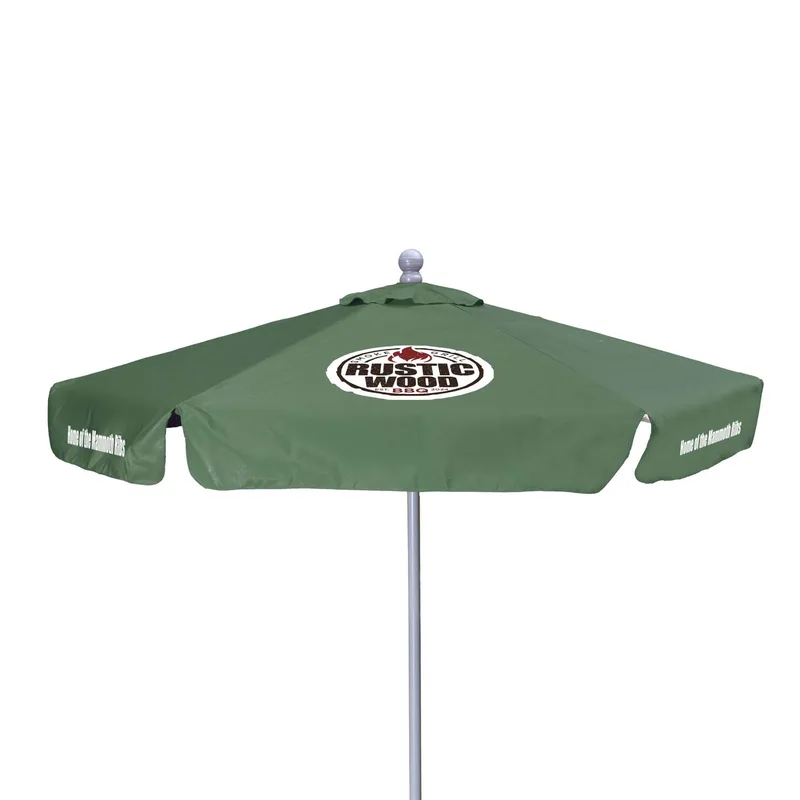 7' Deluxe Market Umbrella Kit With Valance (6 Imprints)