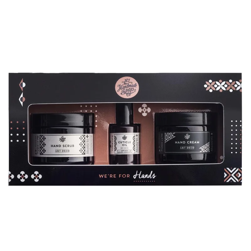 The Handmade Soap Co Gift Set - Bergamot And Eucalyptus Art Deco 115Ml