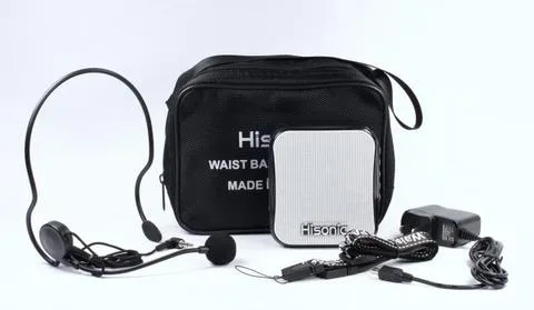 Hisonic® Multi-Function Waistband PA System w/FM Radio & Voice Recorder