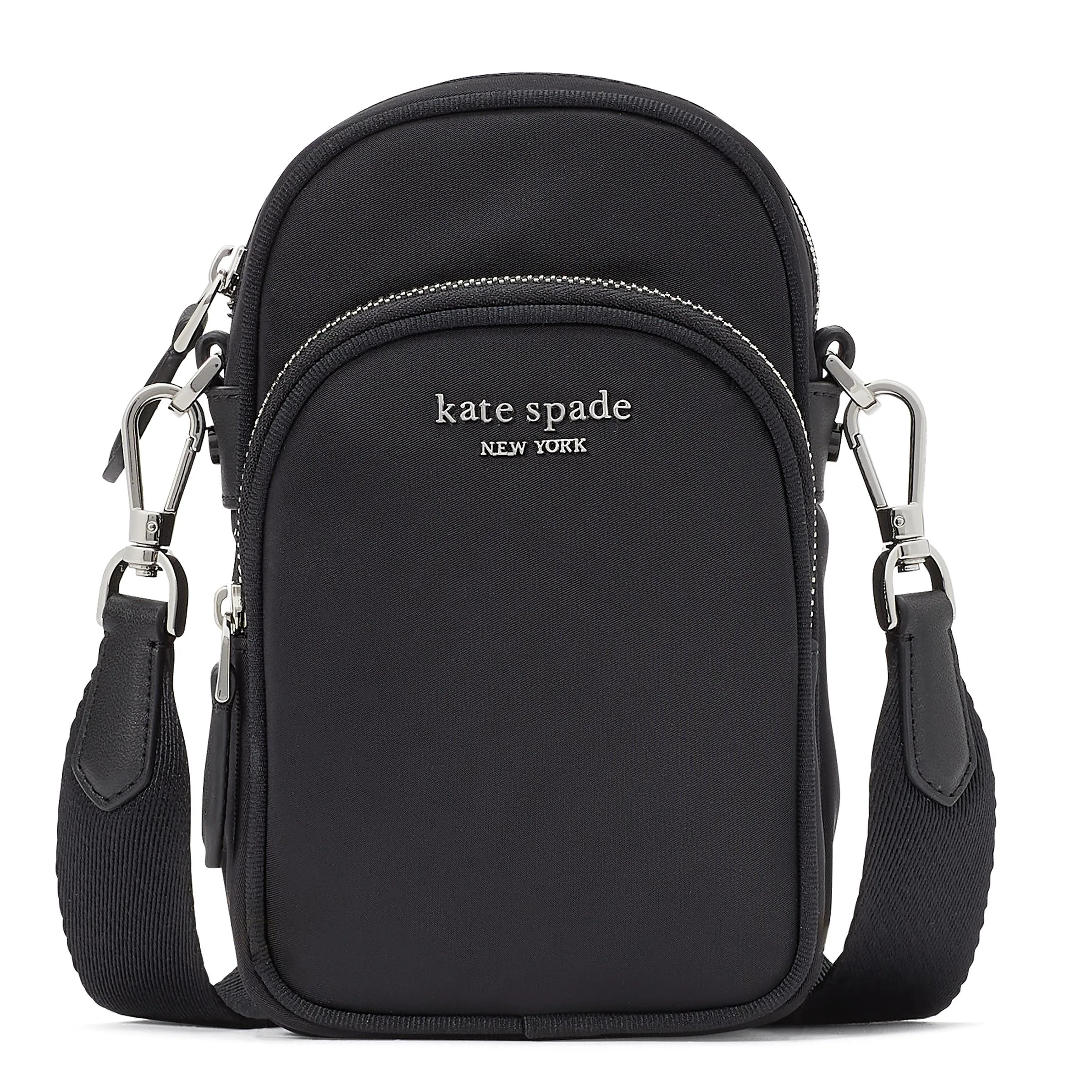 kate spade new york Sam Ksnyl N/S Phone Crossbody Bag - Black