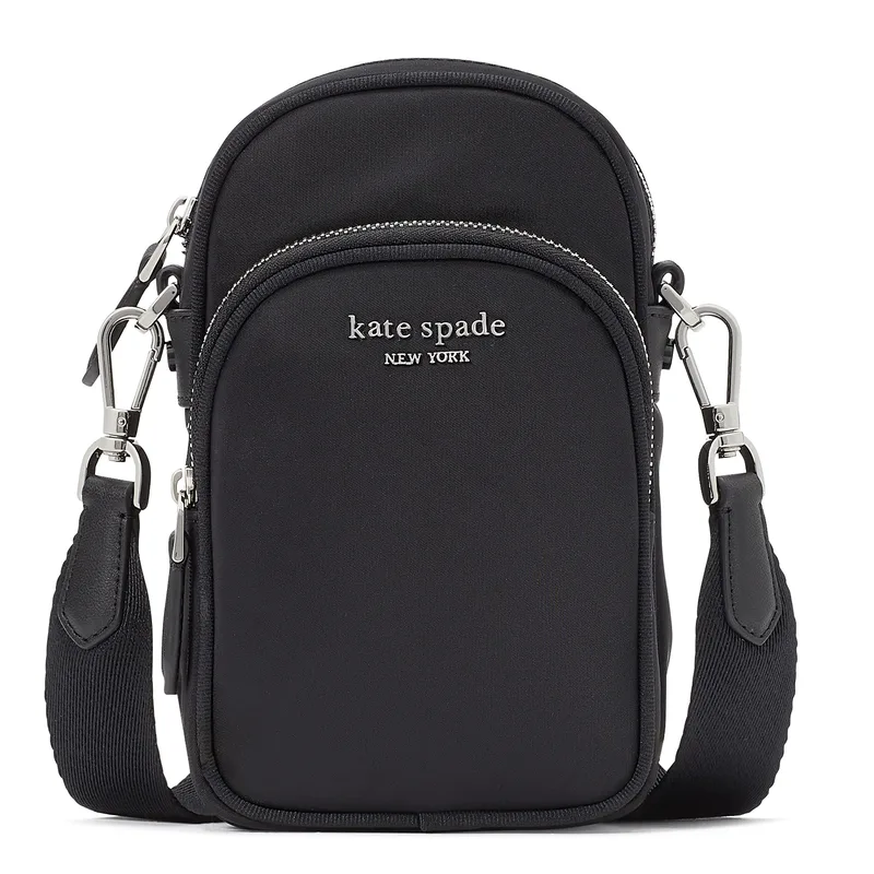 kate spade new york Sam Ksnyl N/S Phone Crossbody Bag - Black