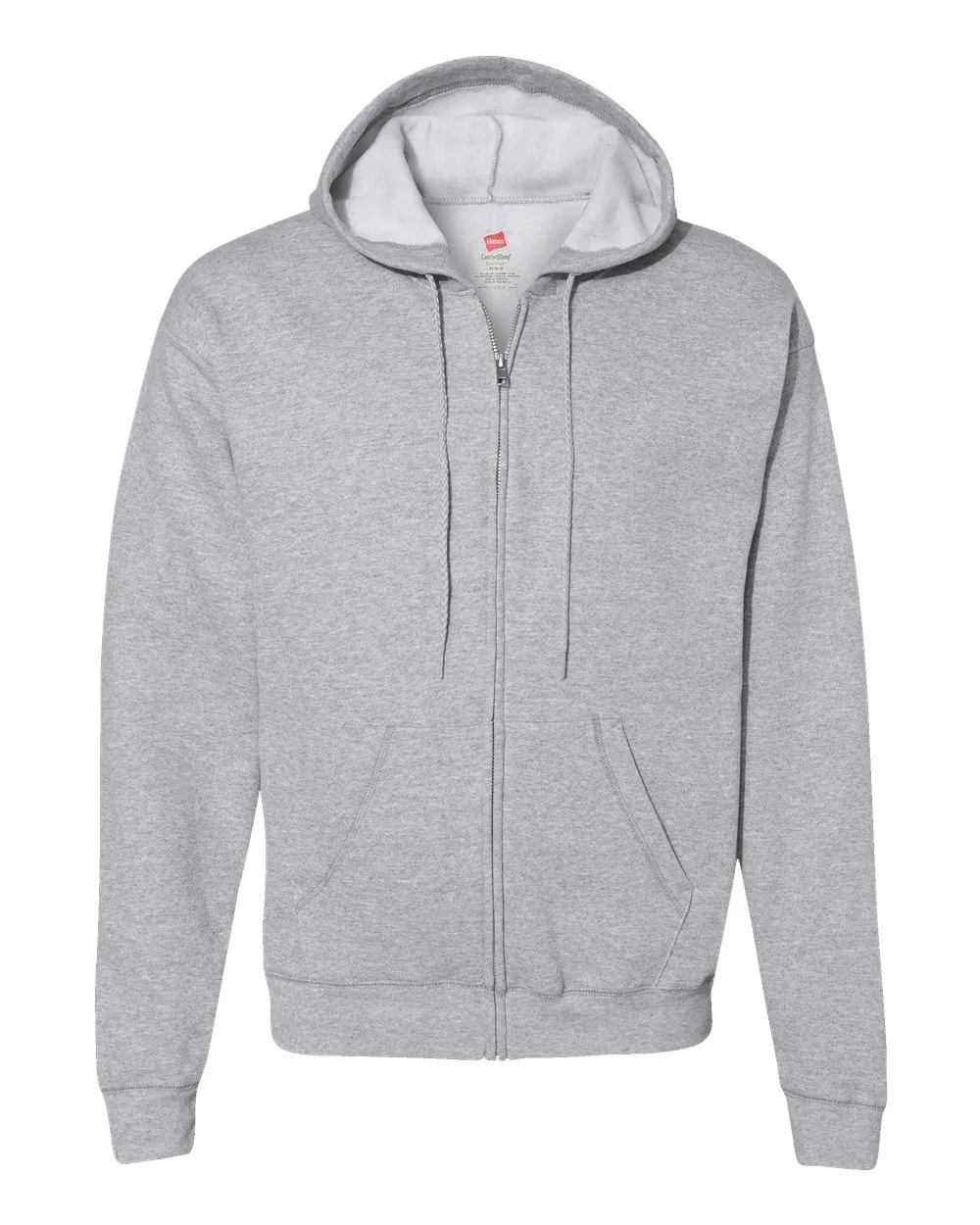 Hanes® Unisex EcoSmart® Full-Zip Hooded Sweatshirt view 6