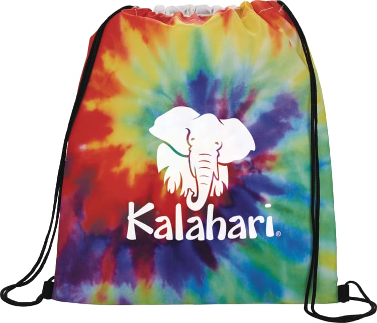 Tie Dye Drawstring Bag