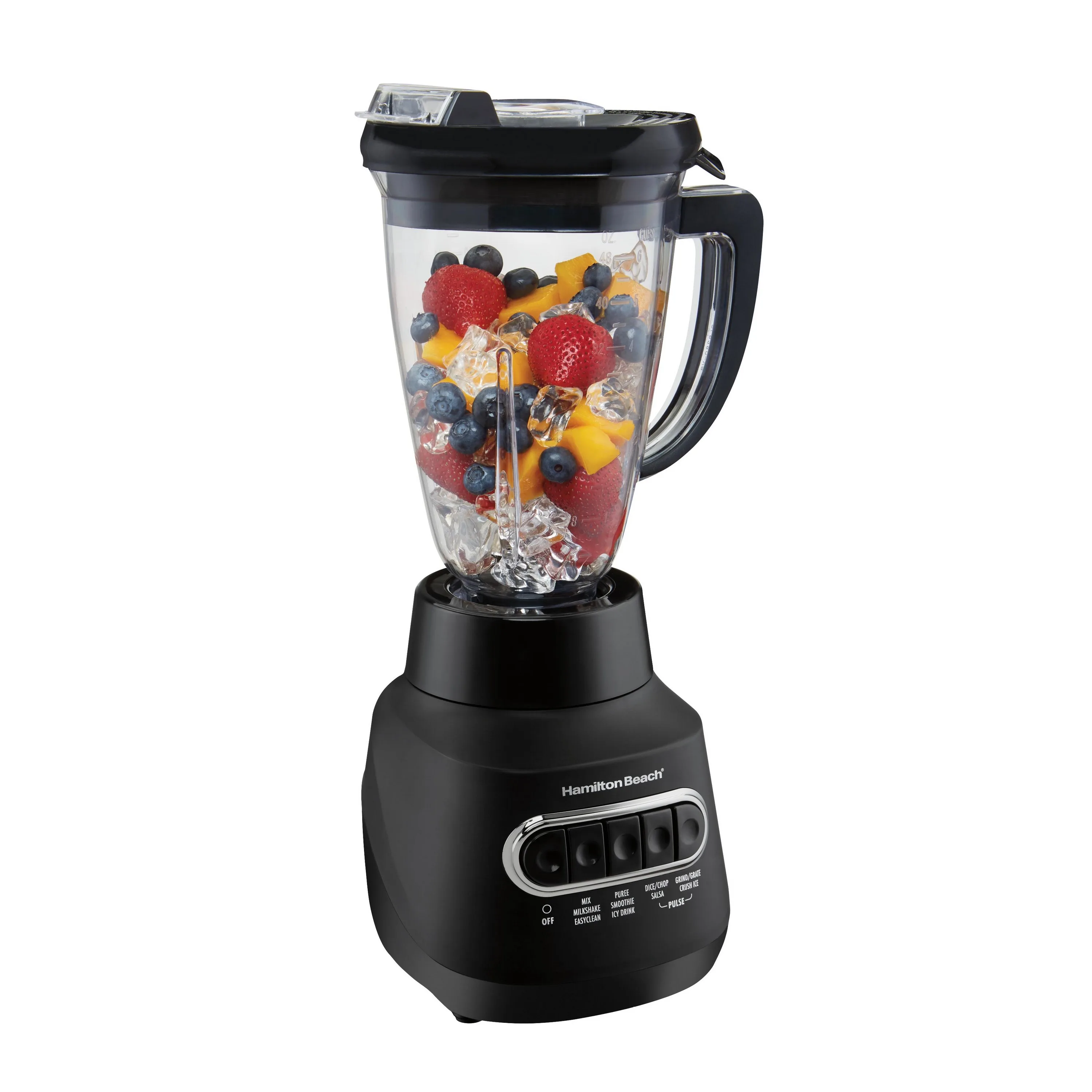 Hamilton Beach Multiblend Blender, 48 Oz. Capacity, Black, 58180