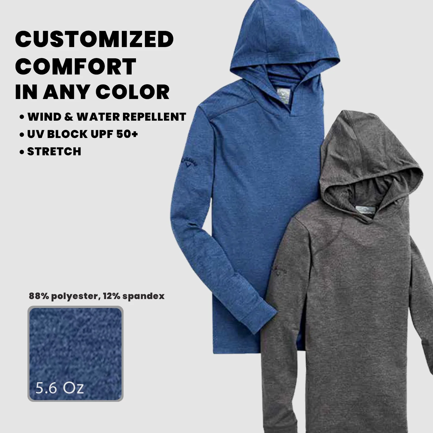 Callaway® Men's Long Sleeve Soft Touch Hoodie view 5
