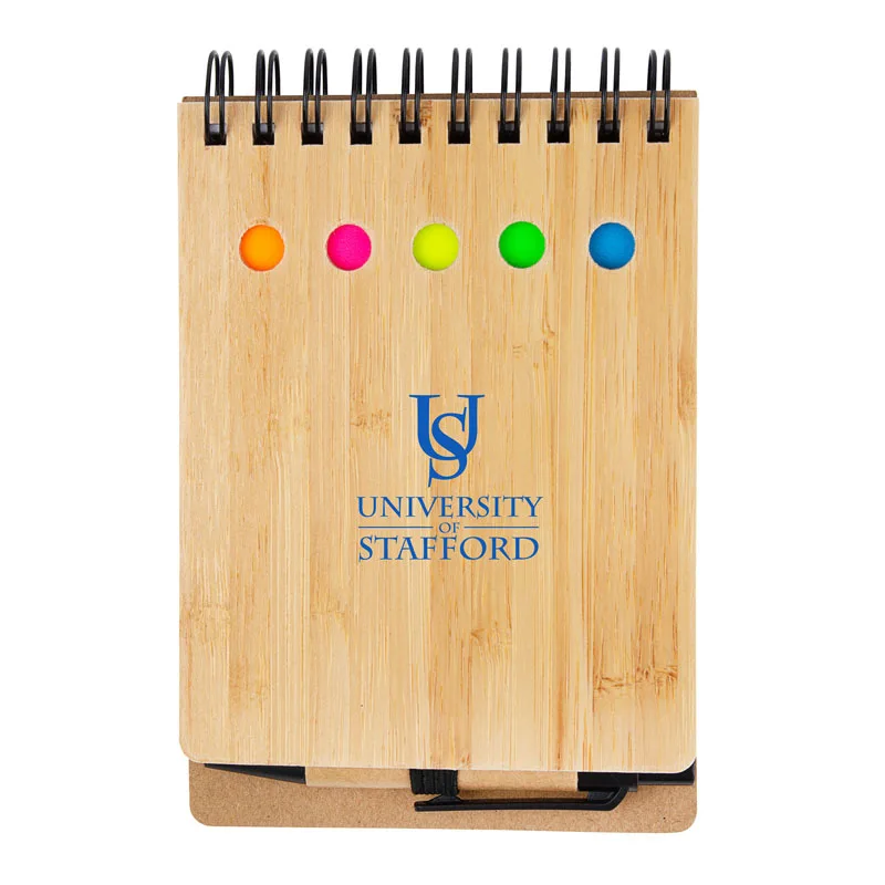 Ridgecrest 3-in-1 Bamboo Jotter w/Pen view 2