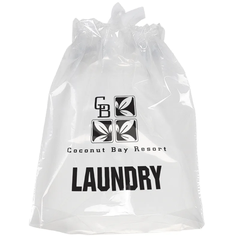 Poly-Draw Bag - Flexo Ink Print (9 1/2" x 12")