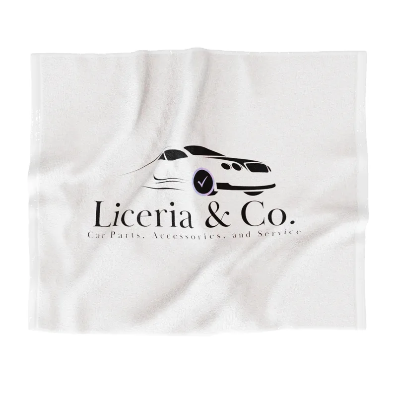 Rally Velour Hemmed Towel 15"x18" (Domestically Decorated)