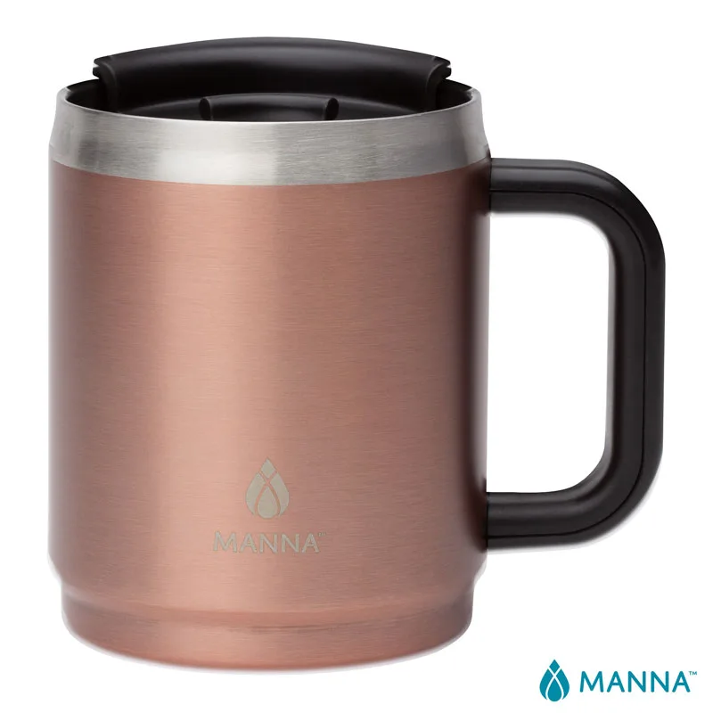 Manna 14 oz. Boulder Stainless Steel Camping Mug w/ Handle view 2