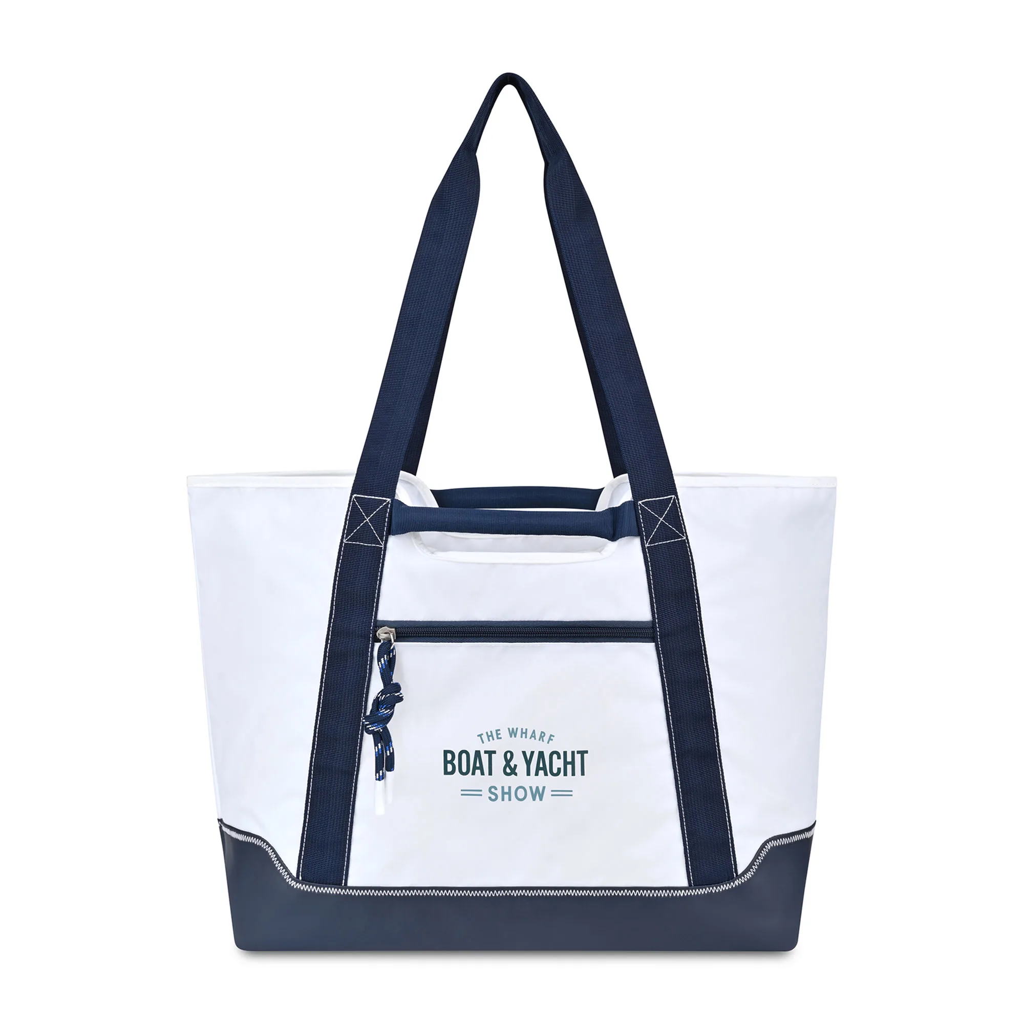 Harborside Medium Boat Bag - White