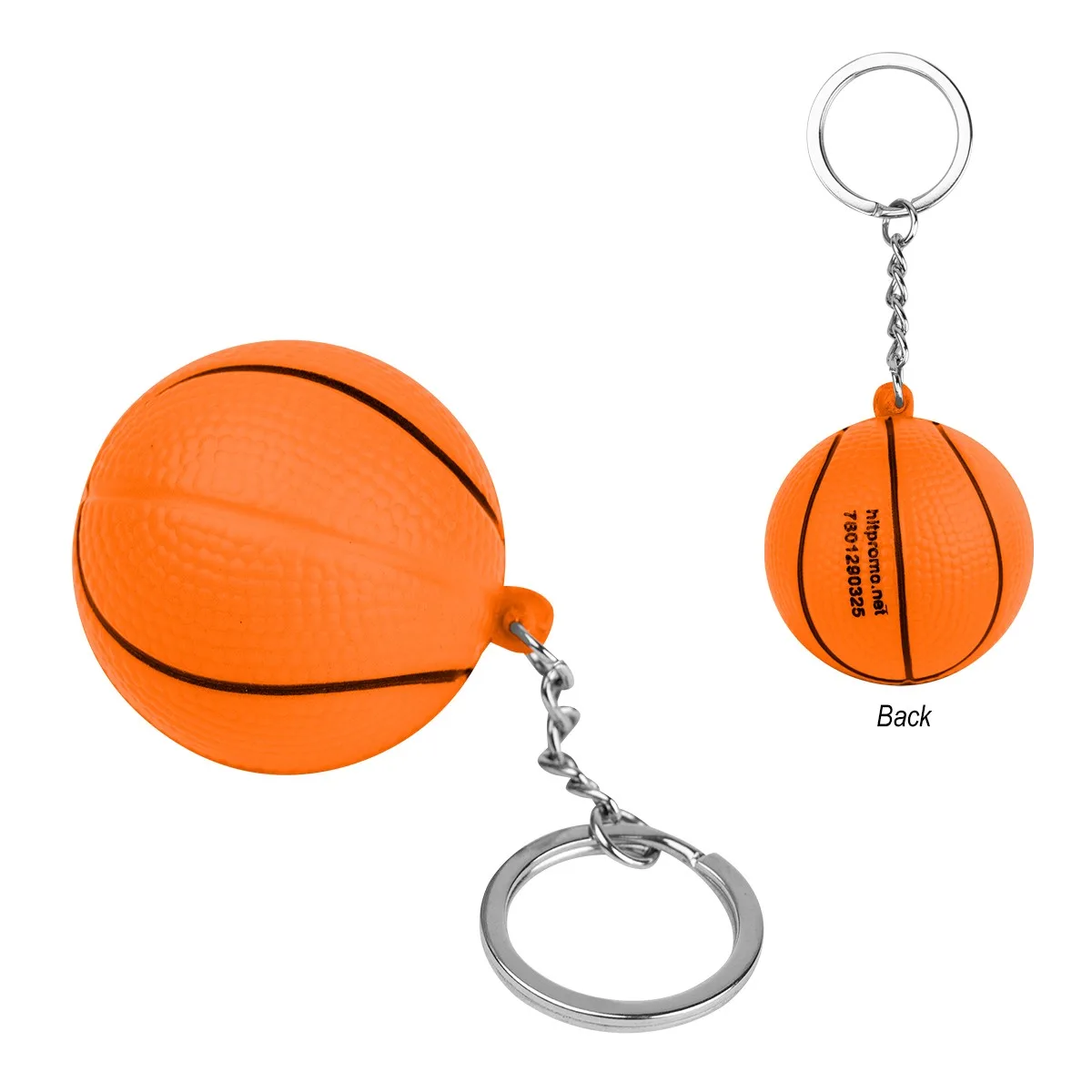 Basketball Stress Reliever Keychain view 3