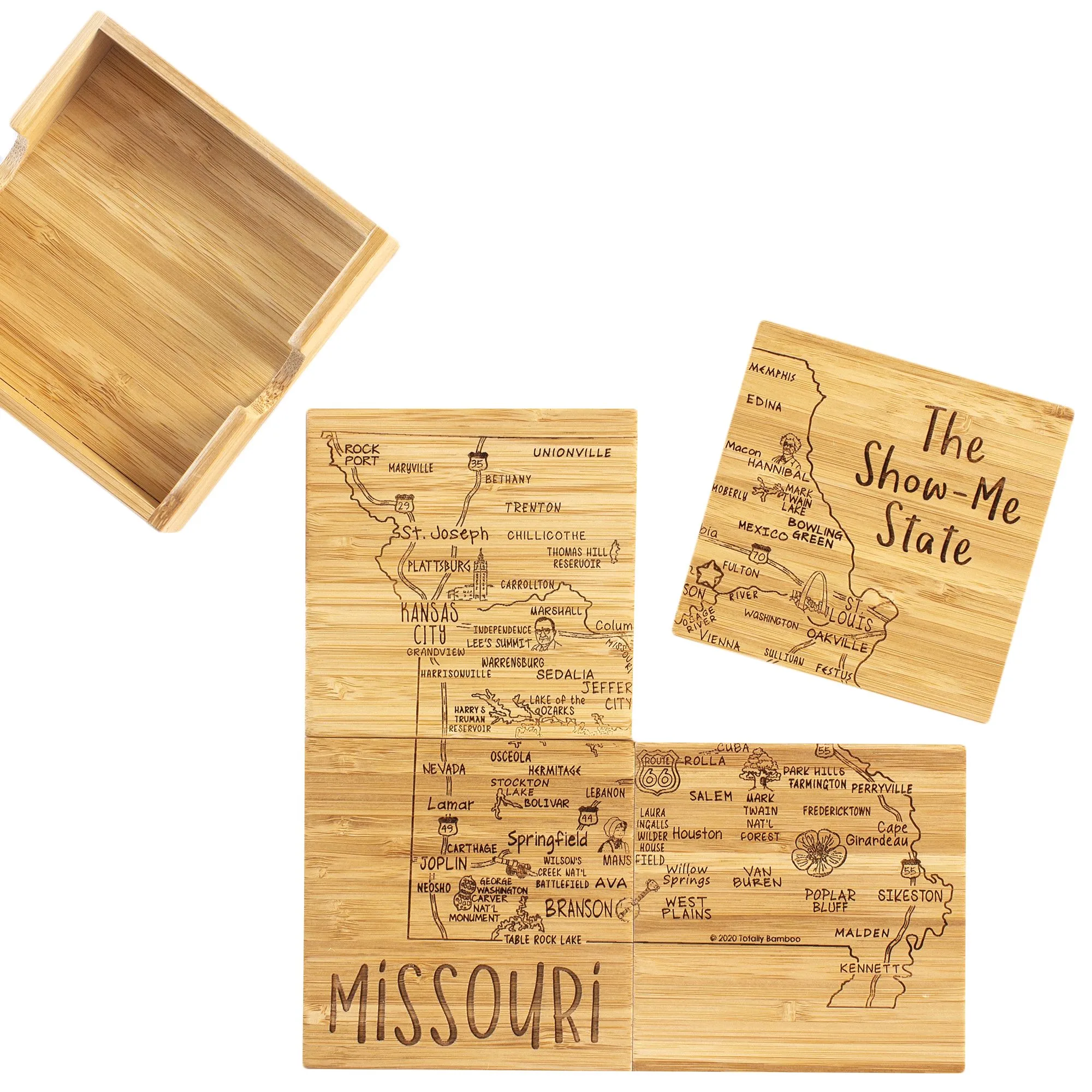 Missouri Puzzle Coaster Set view 6