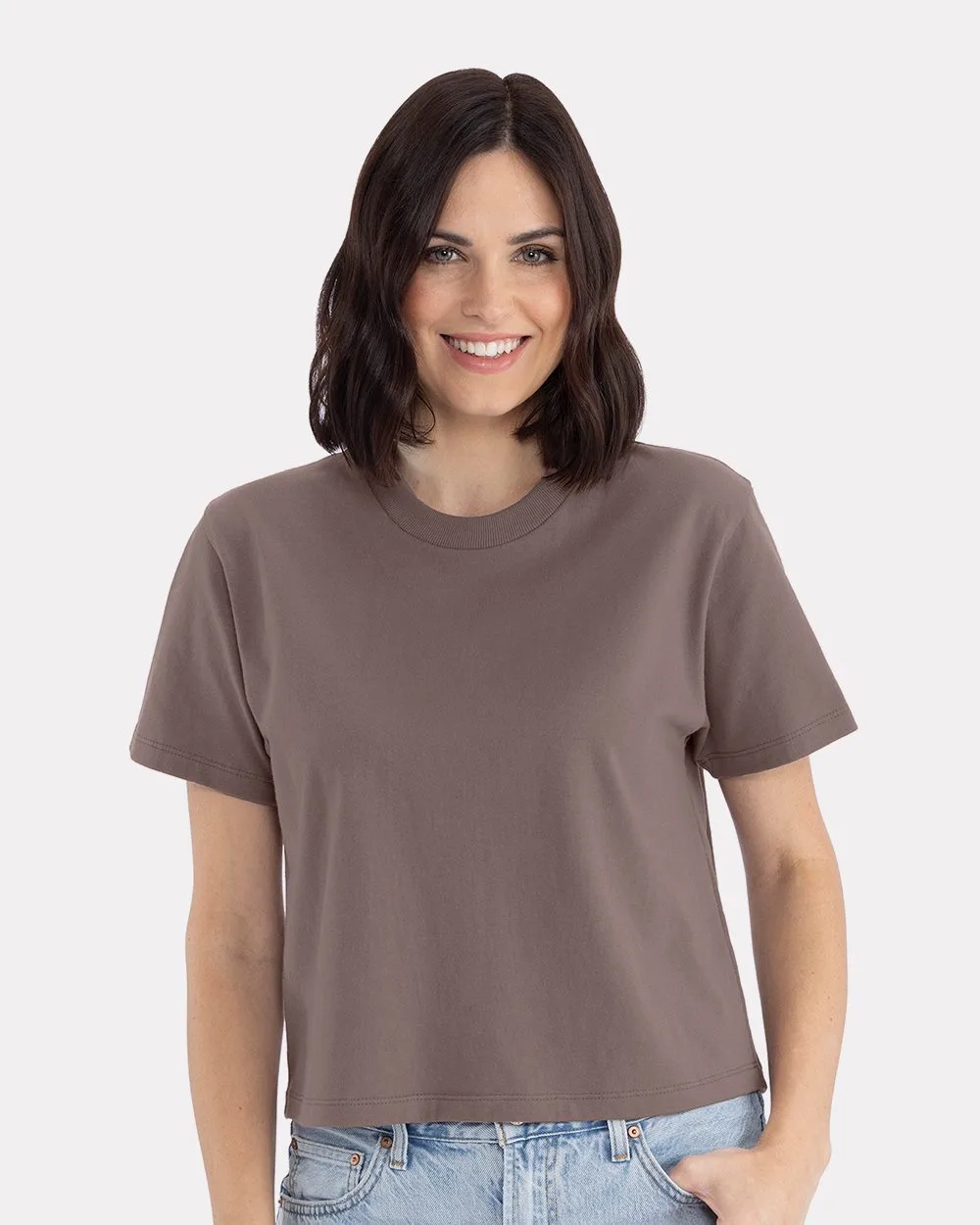 Next Level Apparel® Women's Heavyweight Short Sleeve Boxy T-Shirt view 2