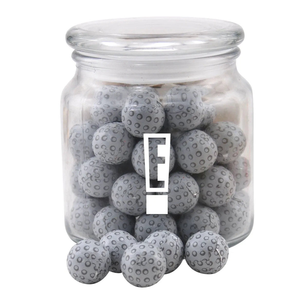 Jar w/Chocolate Golf Balls