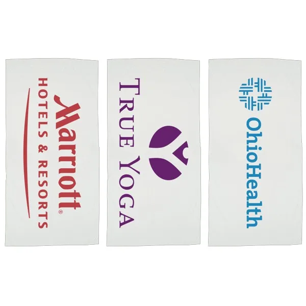 Basic Weight White Beach Towel