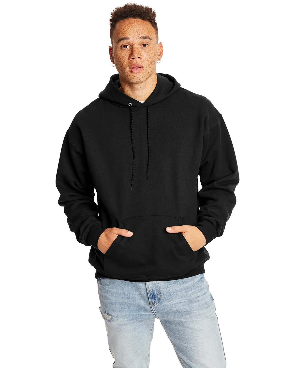Hanes Printables Adult Ultimate Cotton® Pullover Hooded Sweatshirt view 2