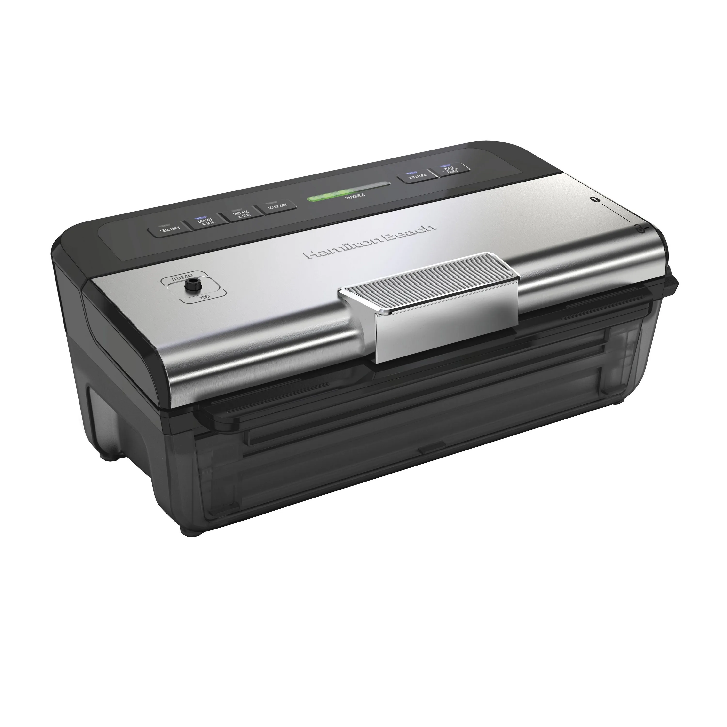 Hamilton Beach Nutrifresh Food Vacuum Sealer Machine For Liquids And Food Preservation w/2-Roll S