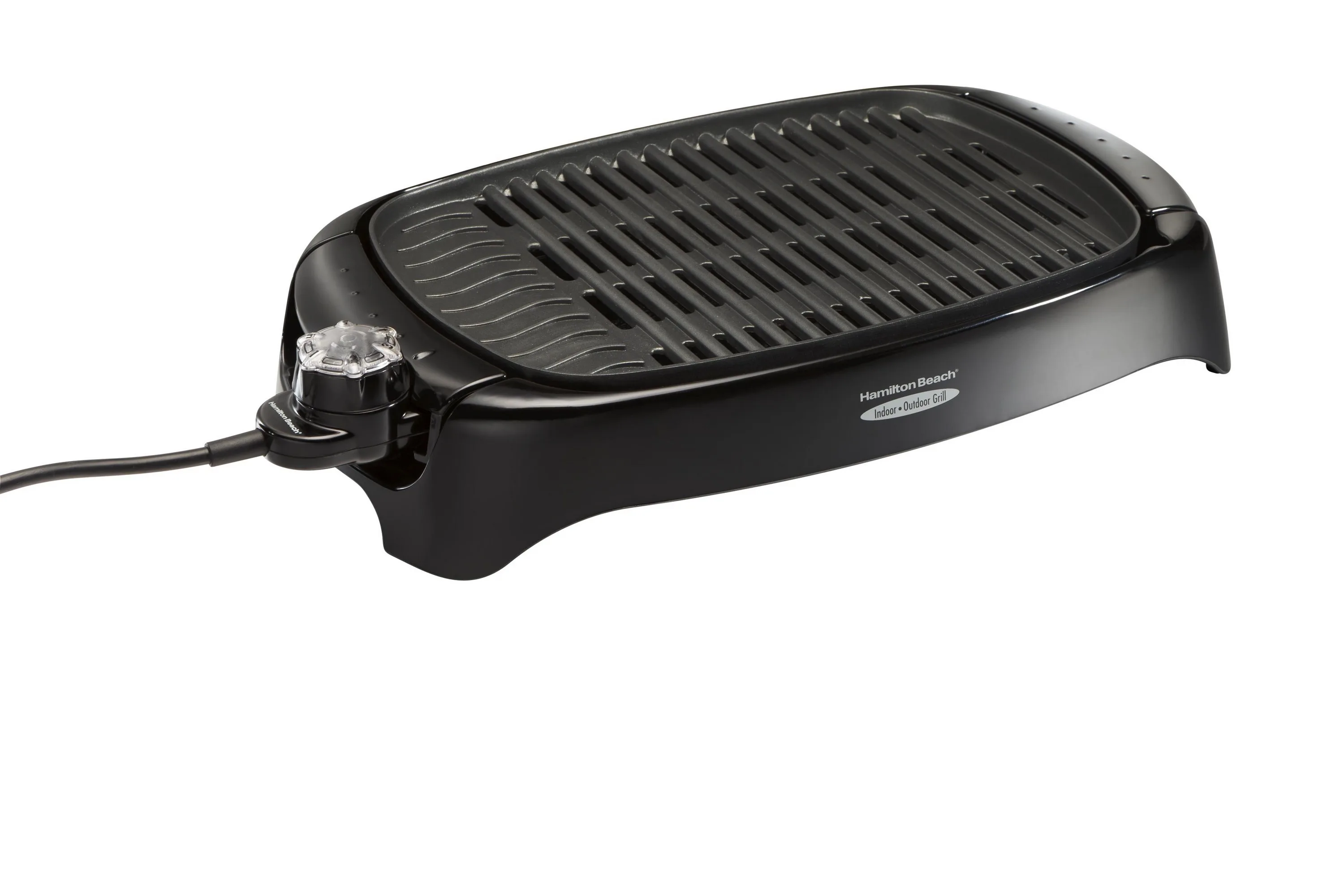 Hamilton Beach® 8 Serving Indoor & Outdoor Smokeless Grill Dishwasher Safe Adjustable Temperature