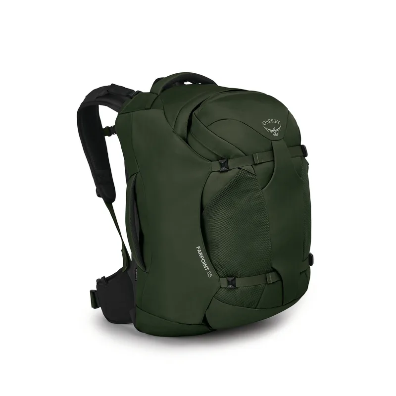 Osprey Men's Farpoint 55L Travel Pack Gopher Green