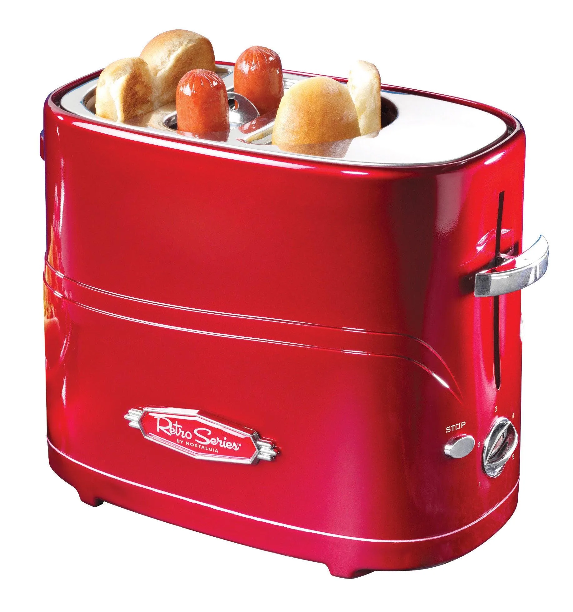 Nostalgia 2 Slot Hot Dog & Bun Toaster