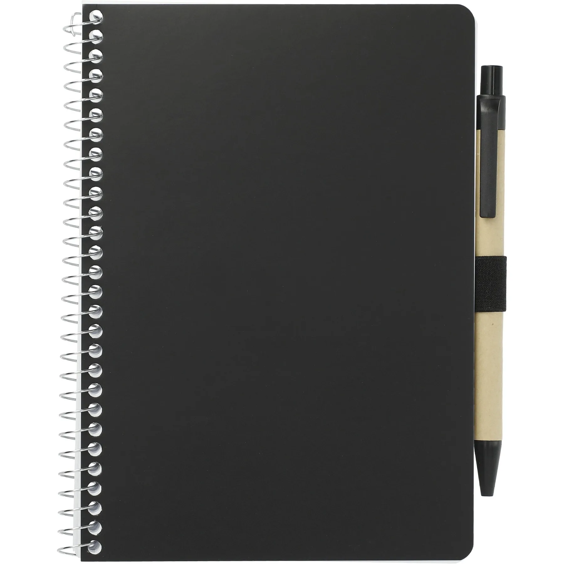 5'' x 7'' FSC® Mix Spiral Notebook with Pen view 2