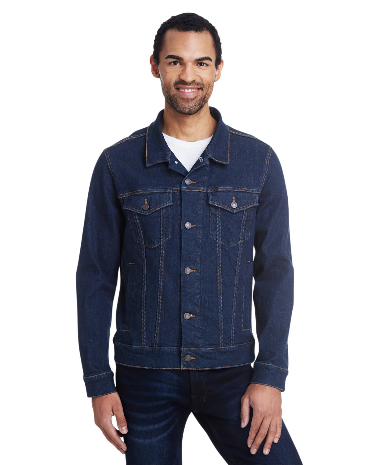 THREADFAST Unisex Denim Jacket view 2