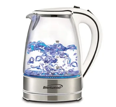 1.8 Quart White Glass Kettle