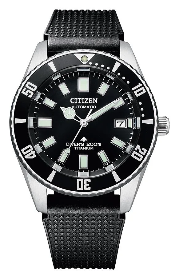 Citizen Watch Men's Promaster Dive Automatics Dive Black Polyurethane Strap Black