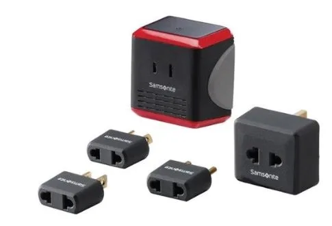 Samsonite® Converter/Adapter Plug Kit w/Pouch