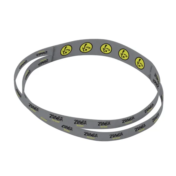1" Dye-Sublimated Stretchy Elastic Headband with two 1/2" Bands view 4
