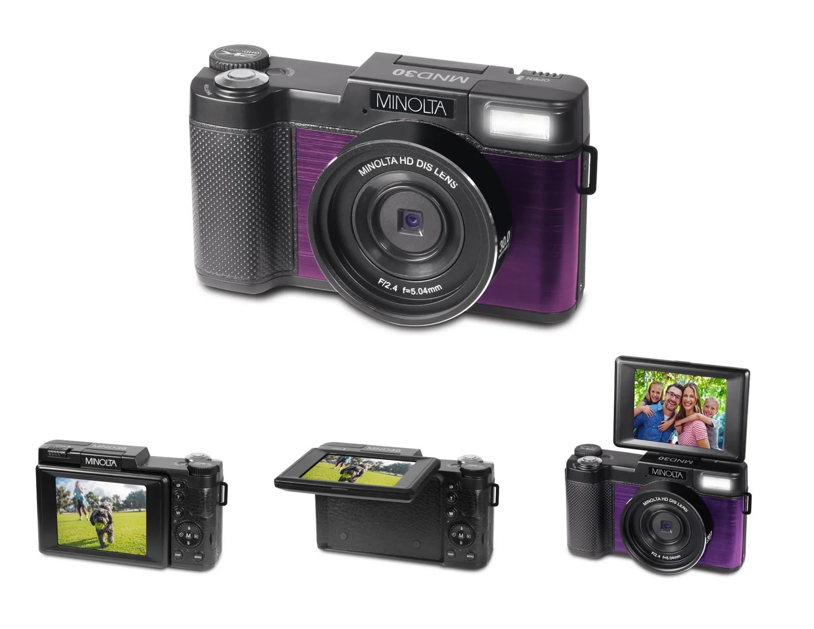 Minolta 30Mp 2.7K Quad Hd Digital Camera