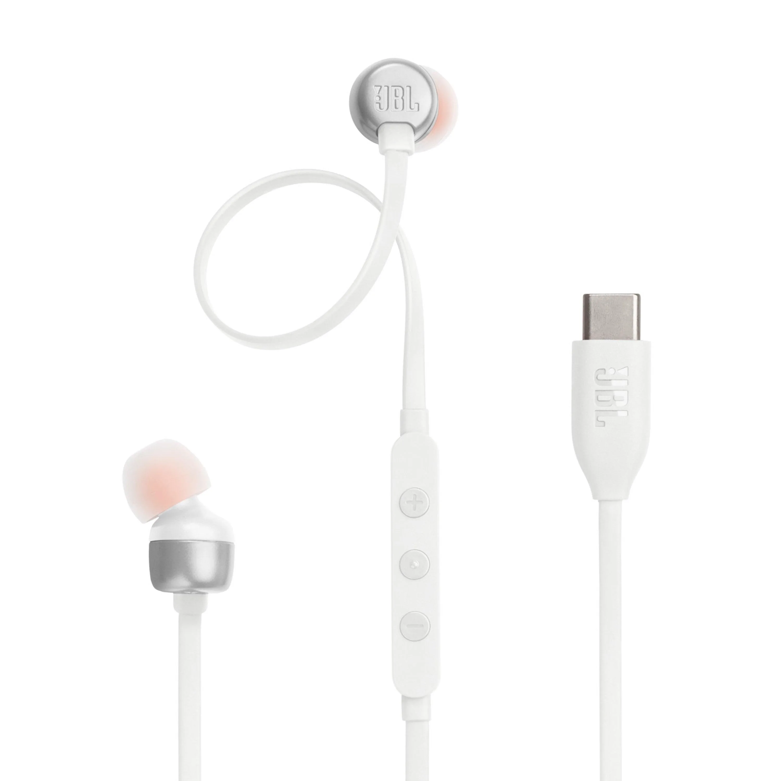 JBL Tune 310C Usb-C Wired Hi-Res Earbuds White