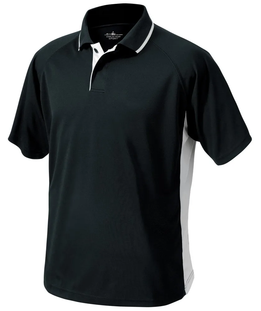 Men's Color Blocked Wicking Polo Shirt view 2