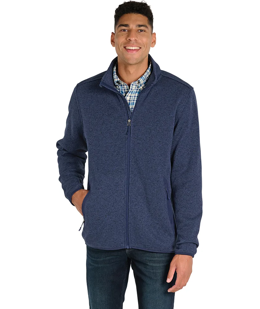 Navy Heather Blue Blank Front