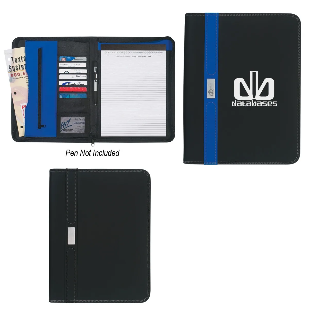 Contemporary Zippered Portfolio view 2