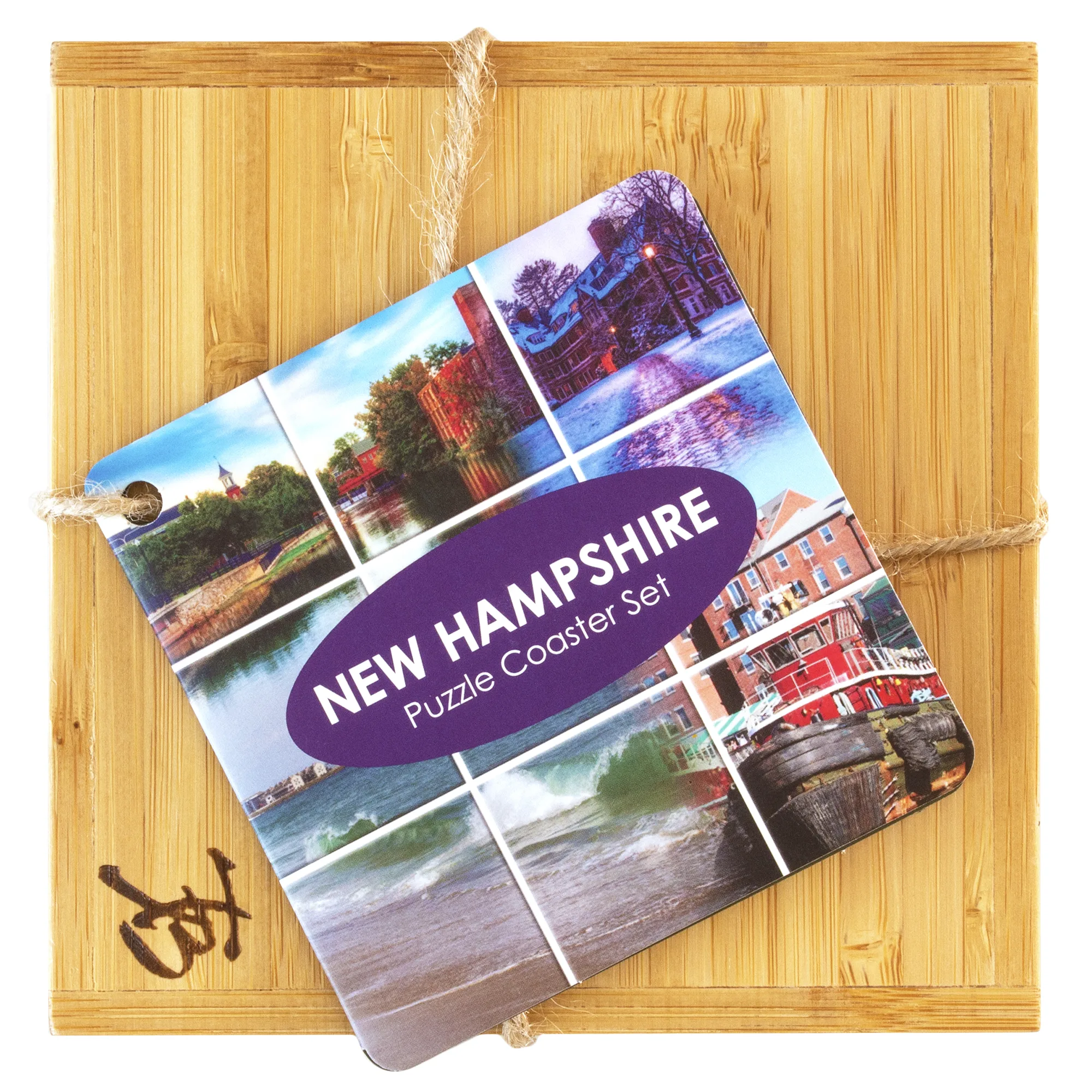 New Hampshire Puzzle Coaster Set view 6