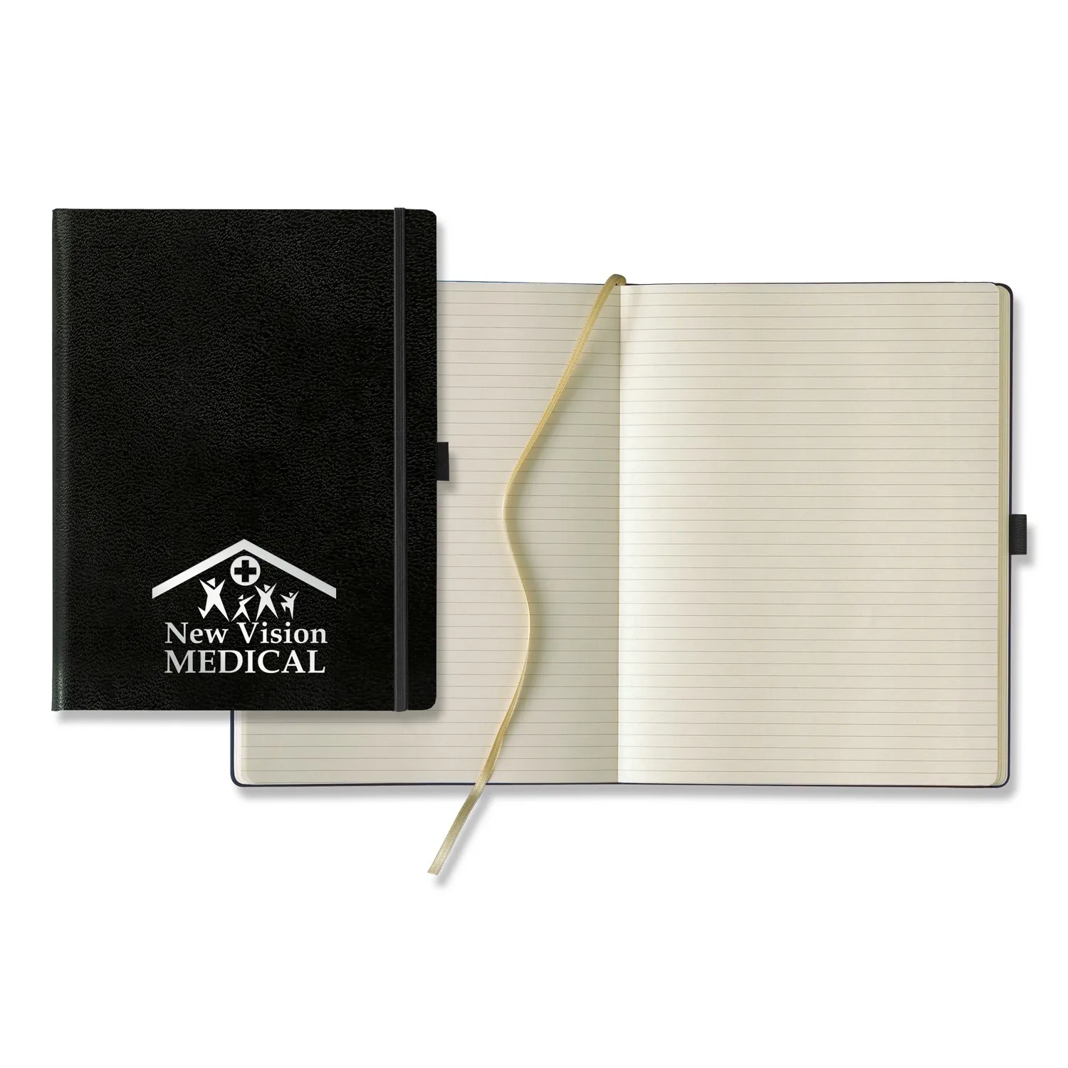 Castelli Paros Grande Lined Ivory Page Journal view 3