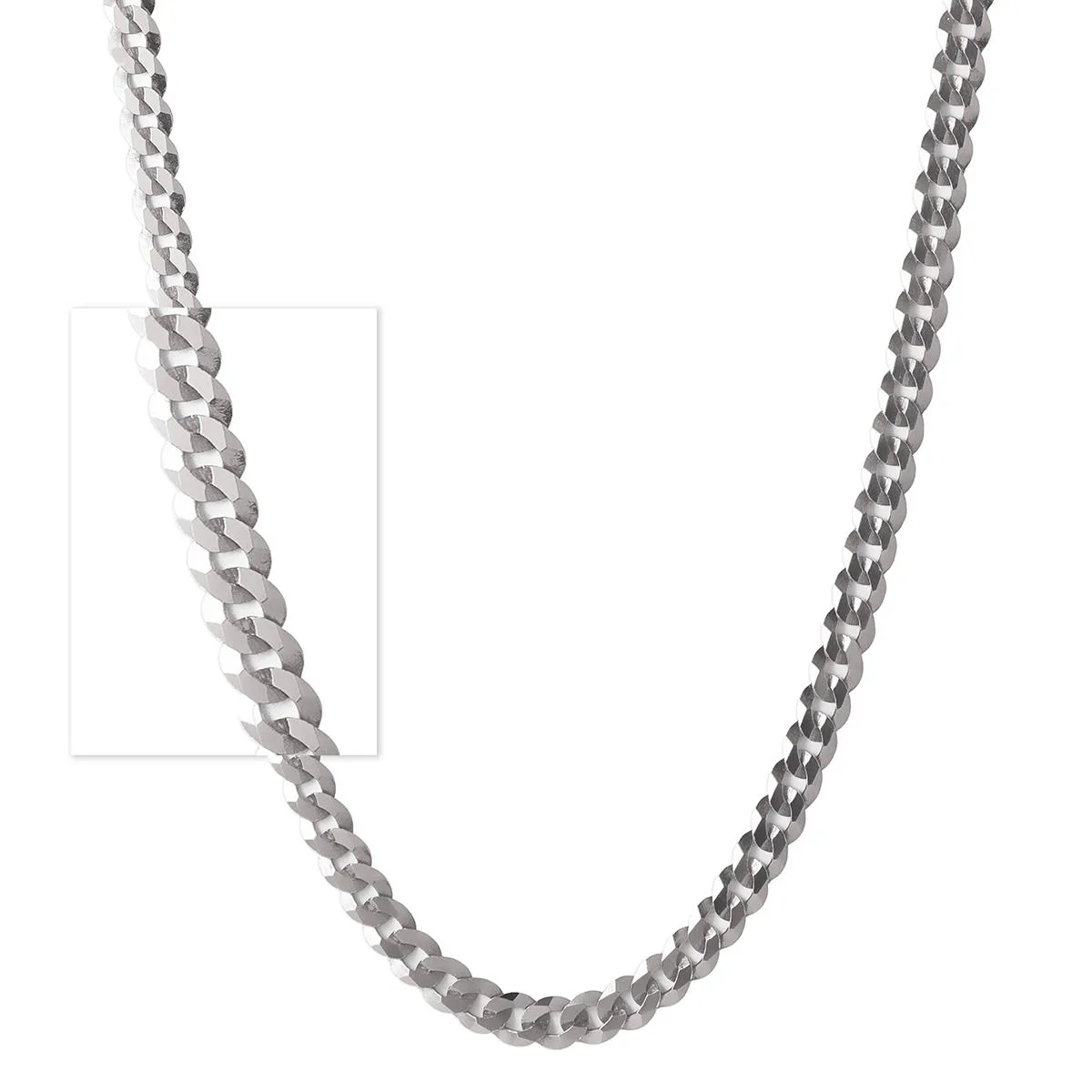 Jilco Inc Curb Chain Necklace - Sterling Silver