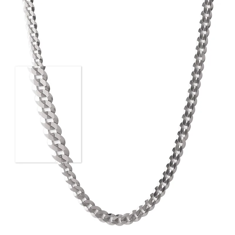 Jilco Inc Curb Chain Necklace - Sterling Silver
