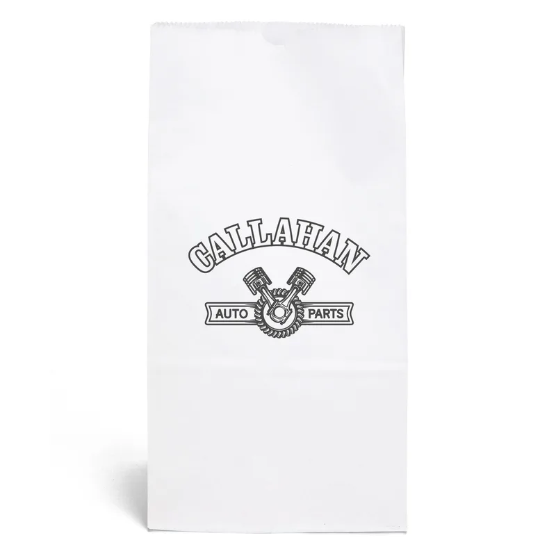 12# S.O.S Bag - Flexo Ink Print (7 1/8" x 4 3/8" x 13 7/8")