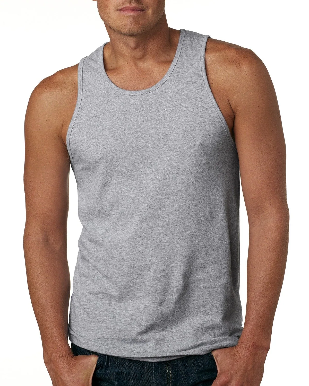 NEXT LEVEL APPAREL Men's Cotton Tank view 3